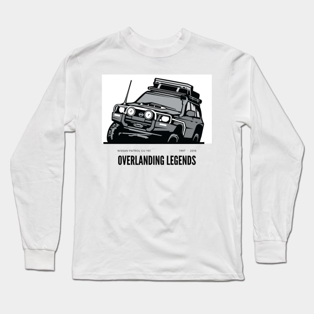 Offroad 4x4 Legends - Nissan Patrol Long Sleeve T-Shirt by TheMugzzShop